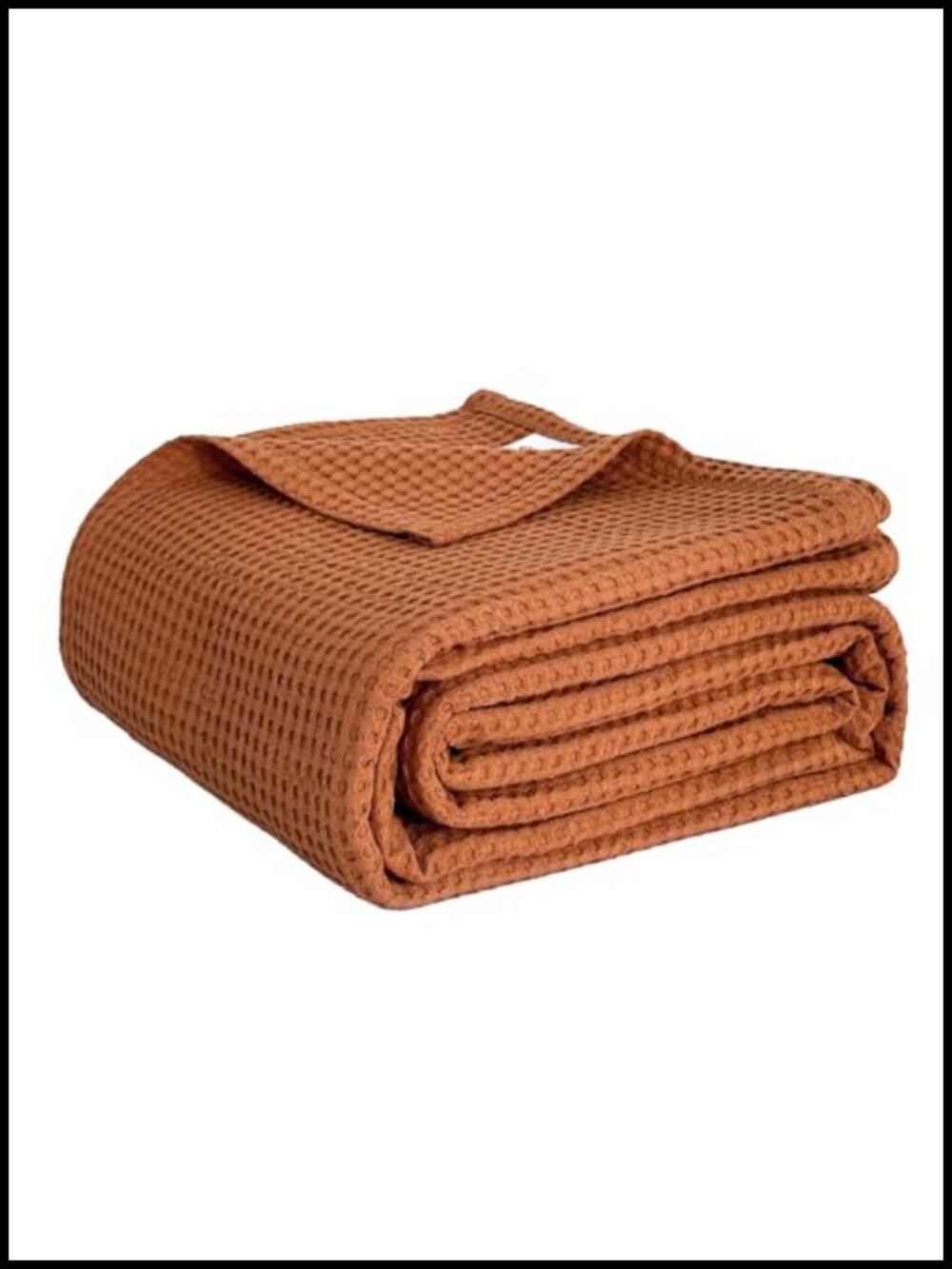 Waffle Weave Cotton Throw Blanket Soft Lightweight Breathable 40x50